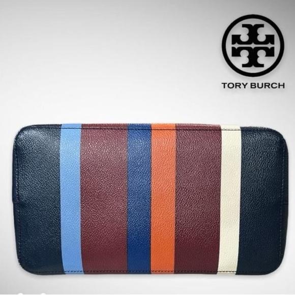 Tory Burch Kerrington Striped Drawstring Tote
Bucket Blue - Picture 3 of 12